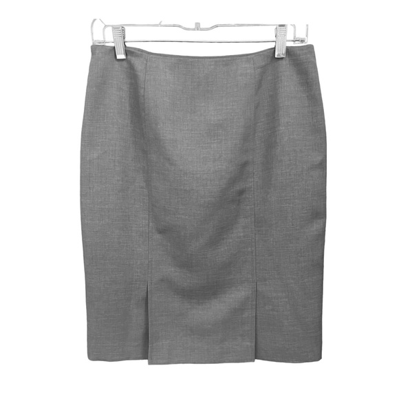 Kasper | Heather Gray Career Business Pencil Skirt 2P - Picture 7 of 17